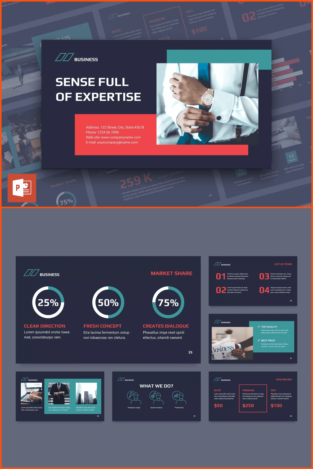 Business Consultant PowerPoint Presentation Template.