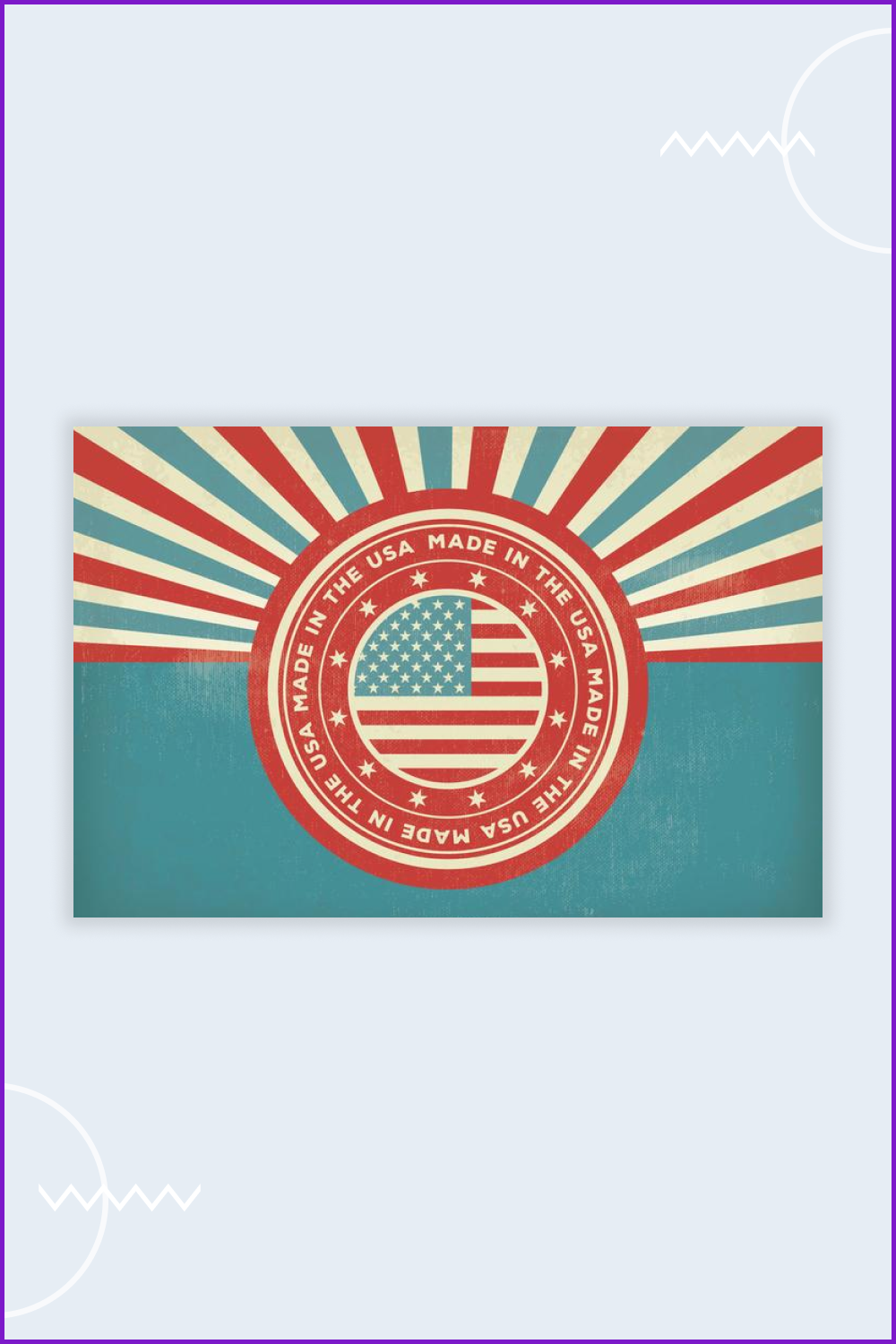 Made In America Stock Illustration - Download Image Now - Made in the USA -  Short Phrase, Pride, American Flag - iStock