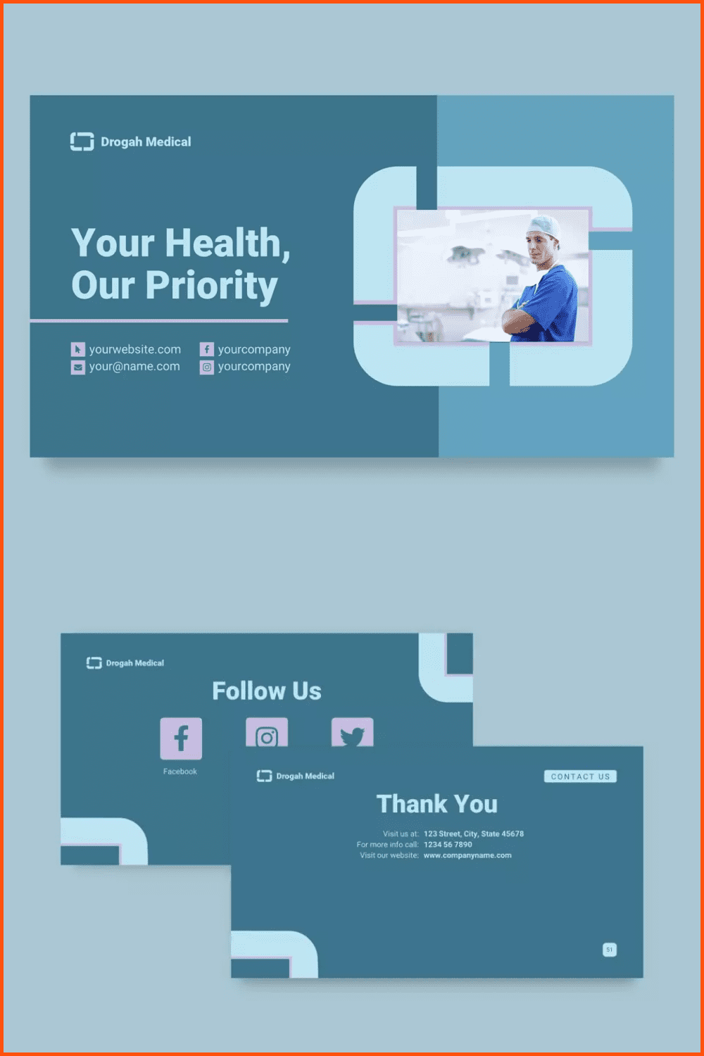 Clinic PowerPoint Presentation Template.