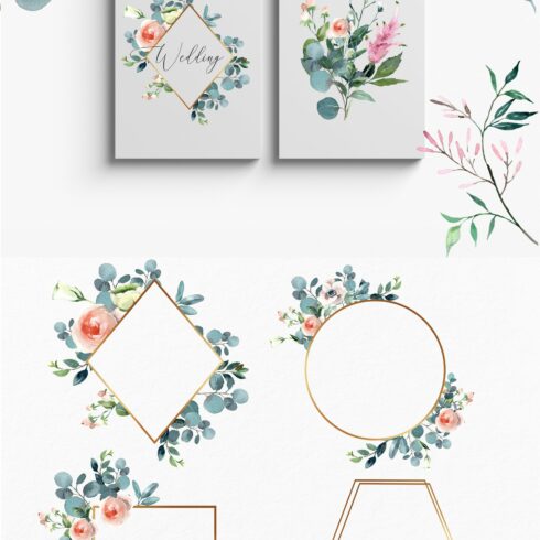 Nice creative flowers frames.