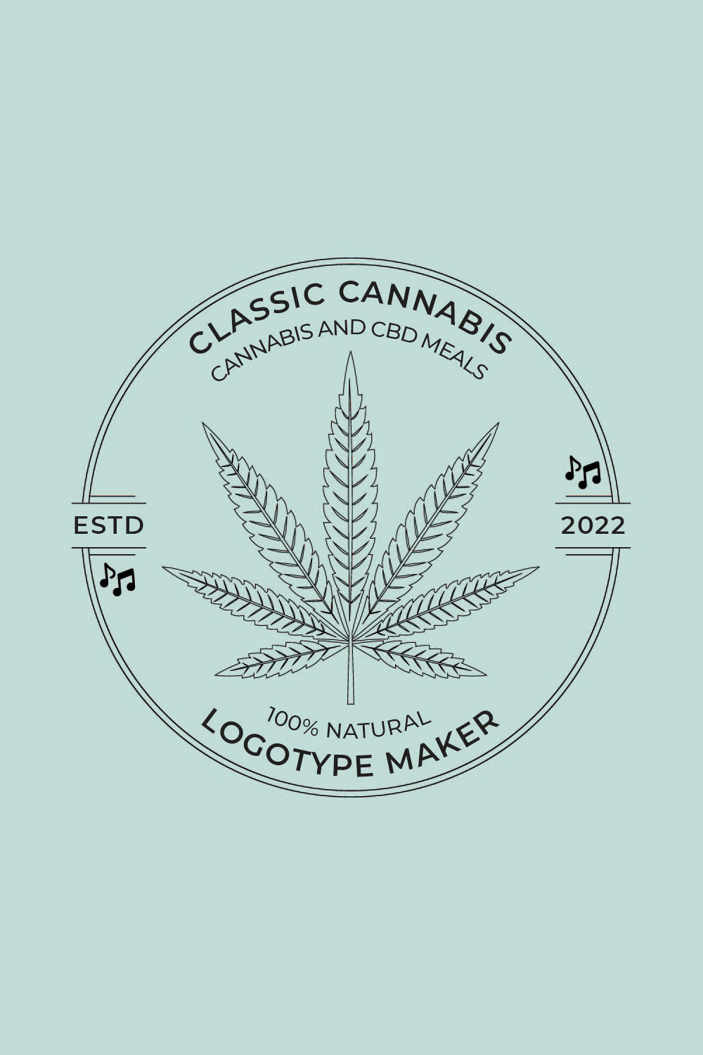Cannabis Logo Template.