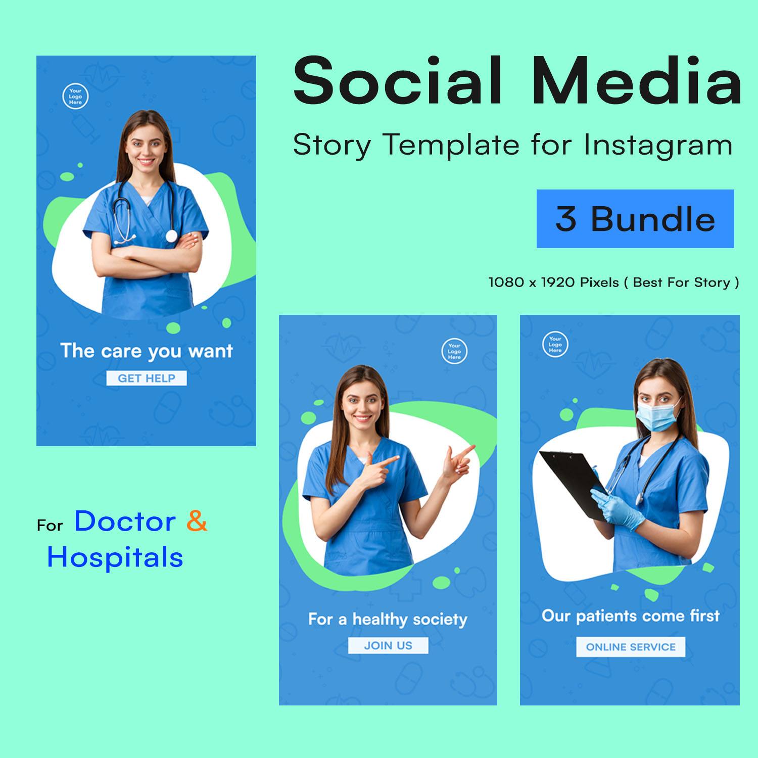 Doctor Instagram Story Templates facebook image.