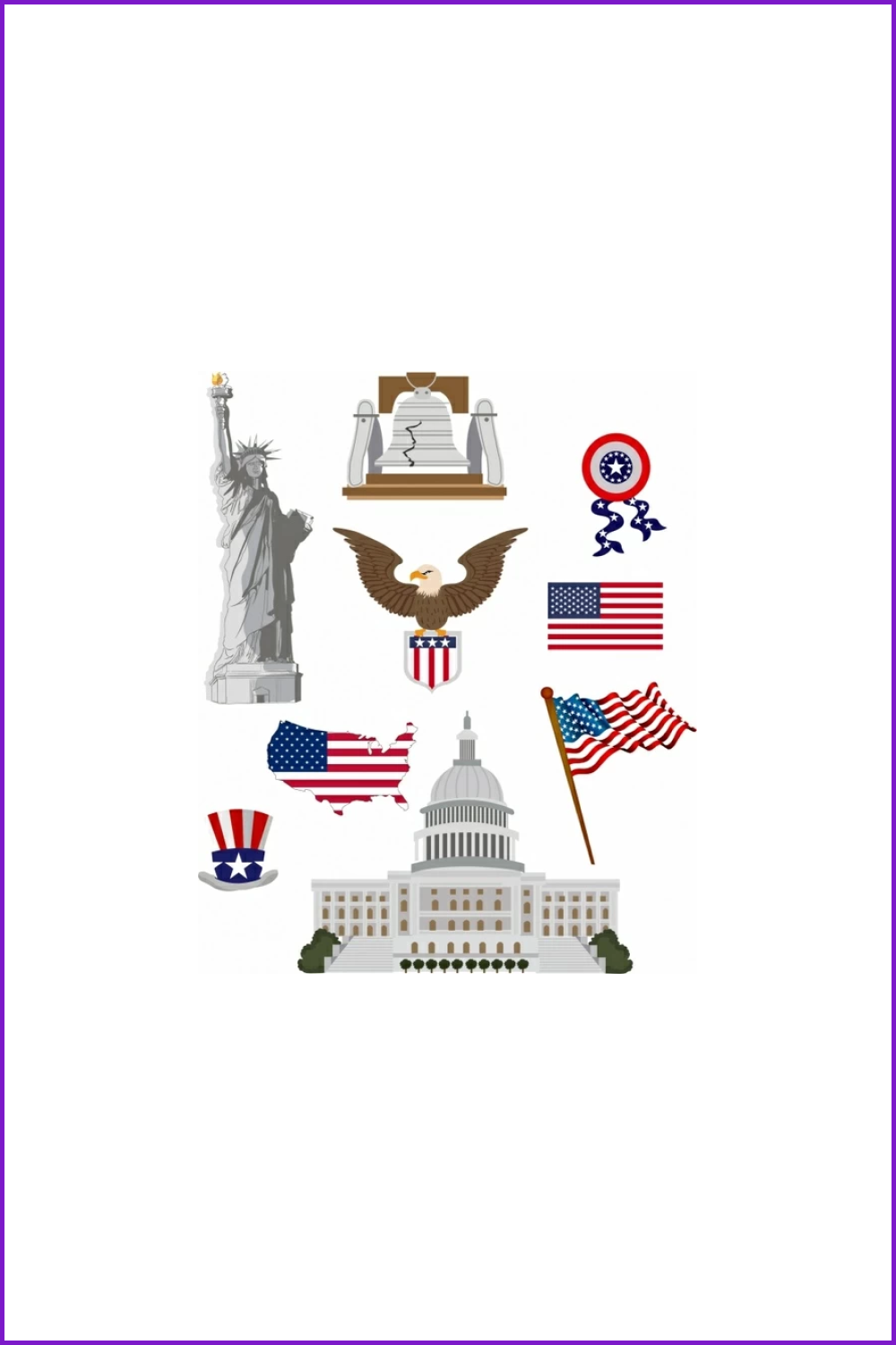 American Culture Free vector.