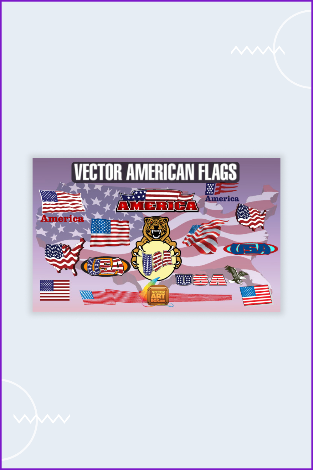 Free American Flags Free vector.