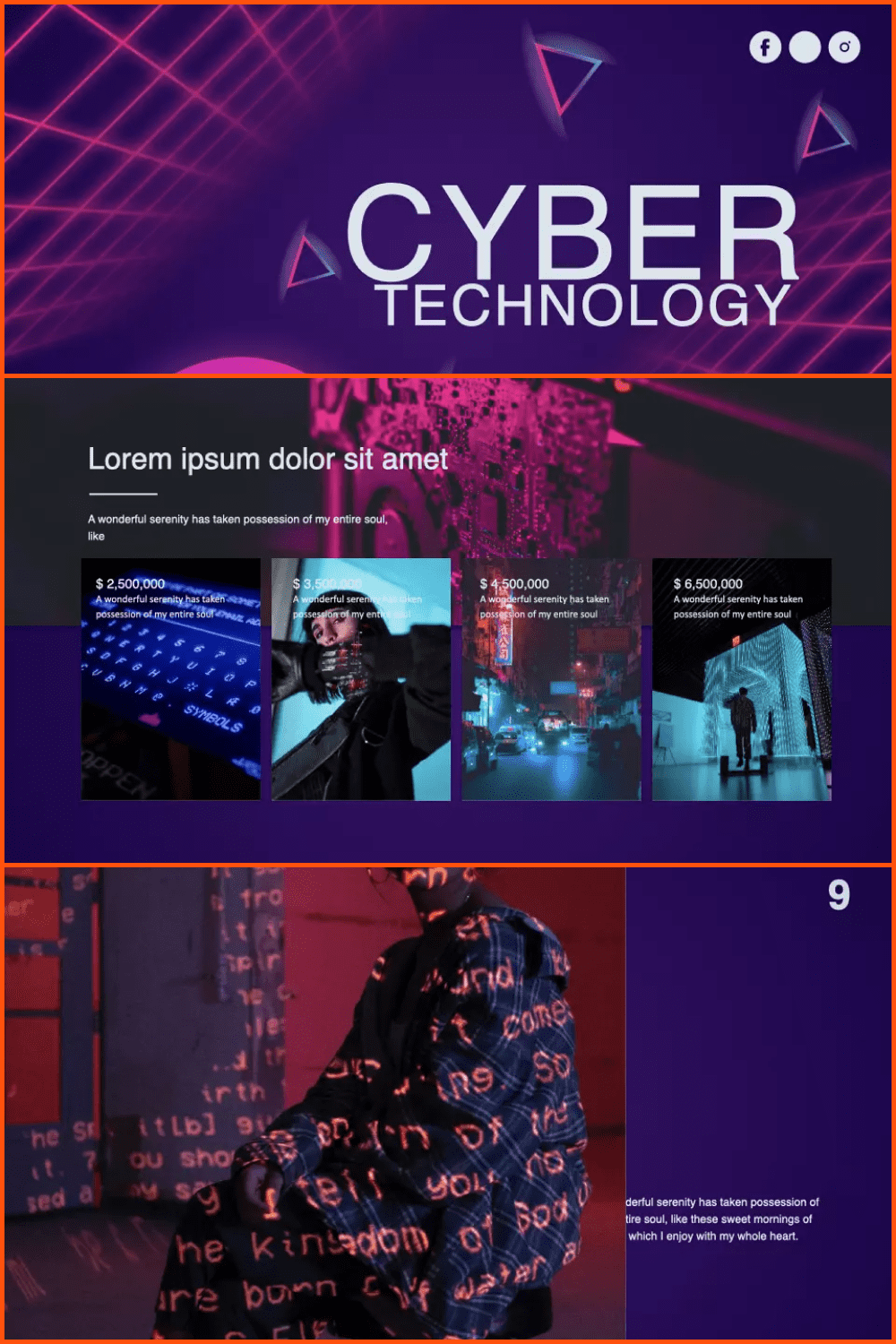 Cyber Technology Presentation Template.