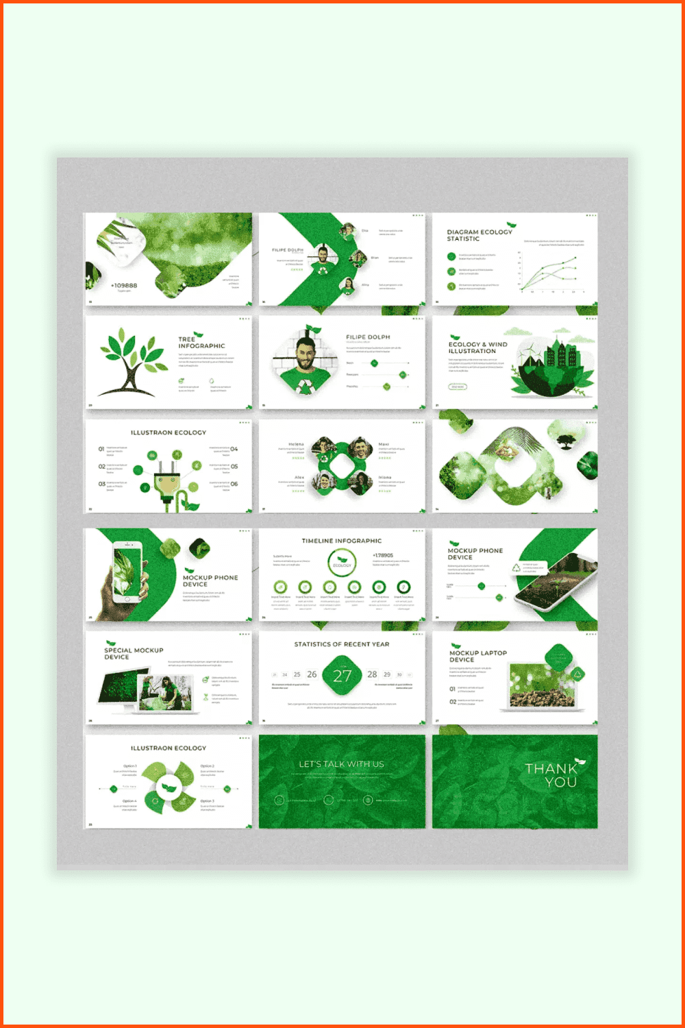 Ecology PowerPoint Template.