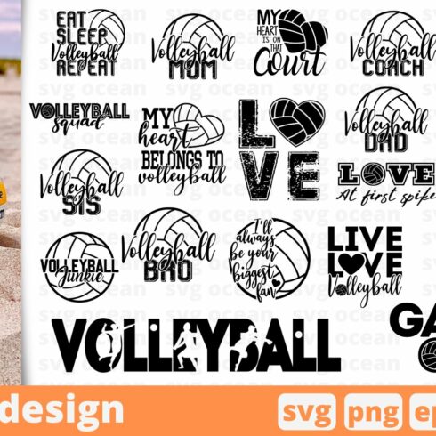 Volleyball SVG Bundle | Volleyball quote cricut | Print | Master Bundles