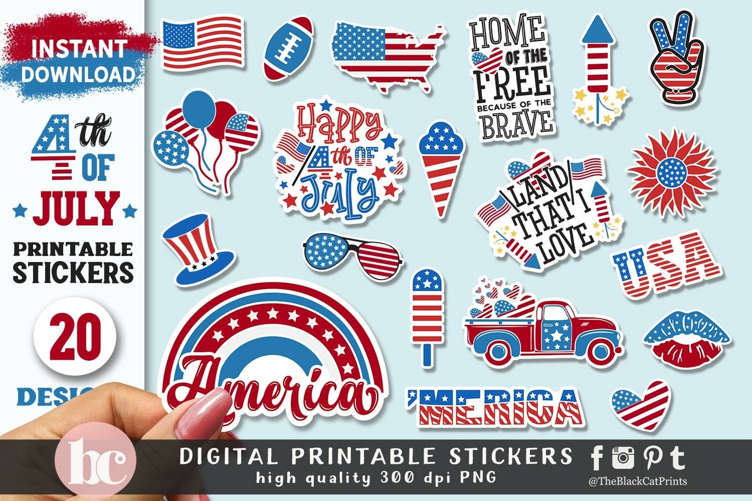 Digital printable stickers.