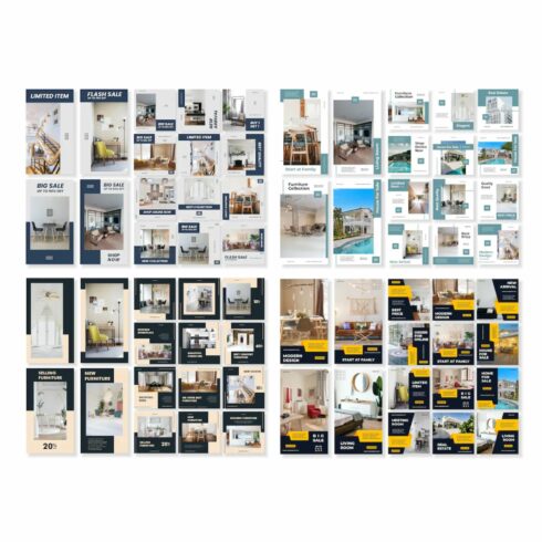 Social Media Bundle Template For Real Estate Examples.