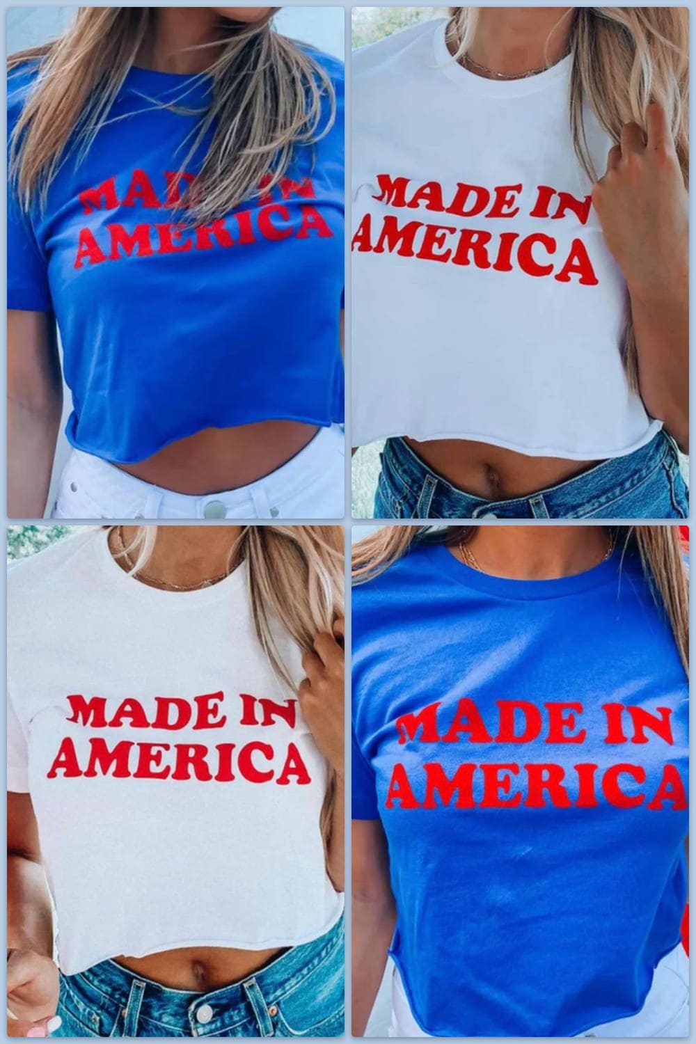 Made in America T-shirts.