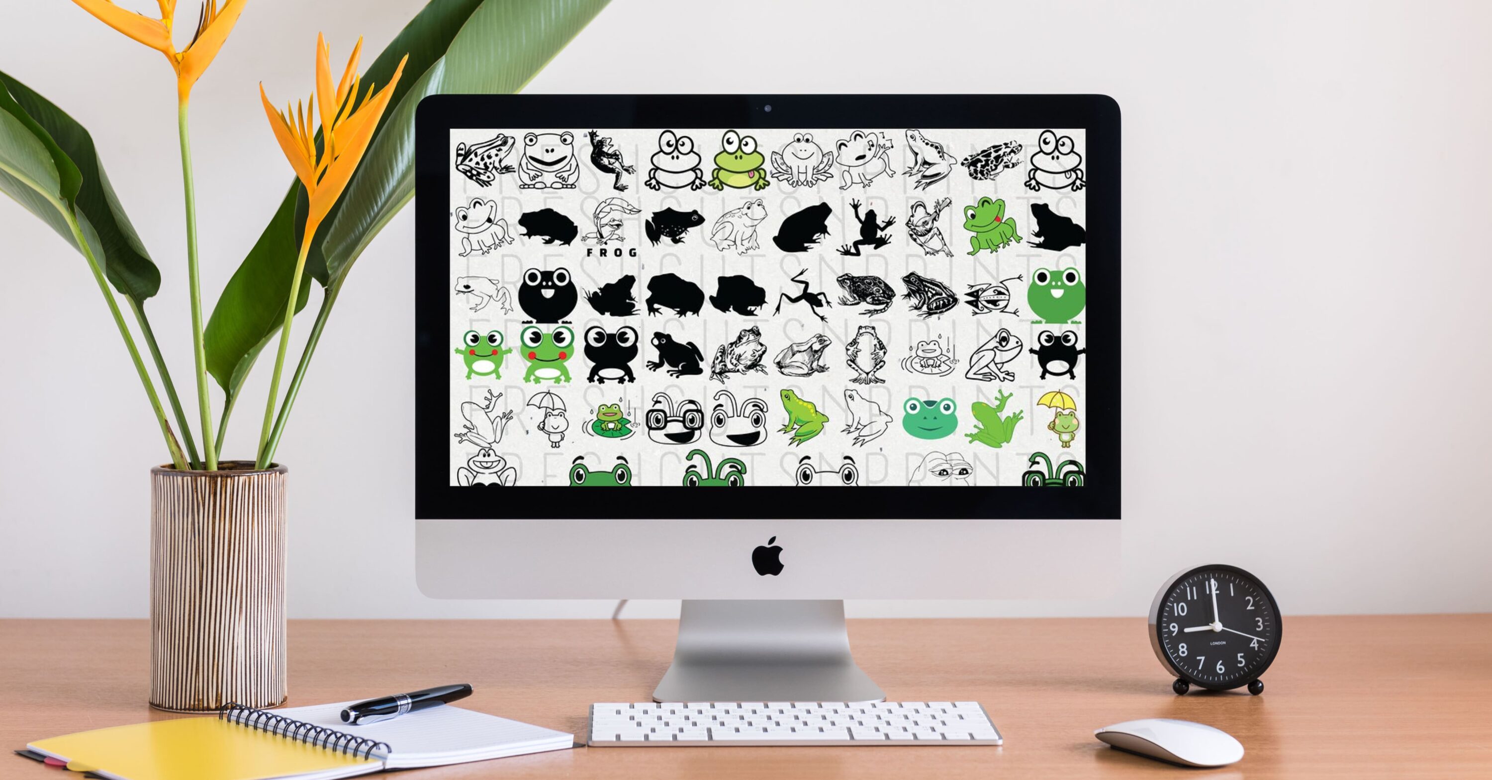 60 frog svg bundle - desktop preview.