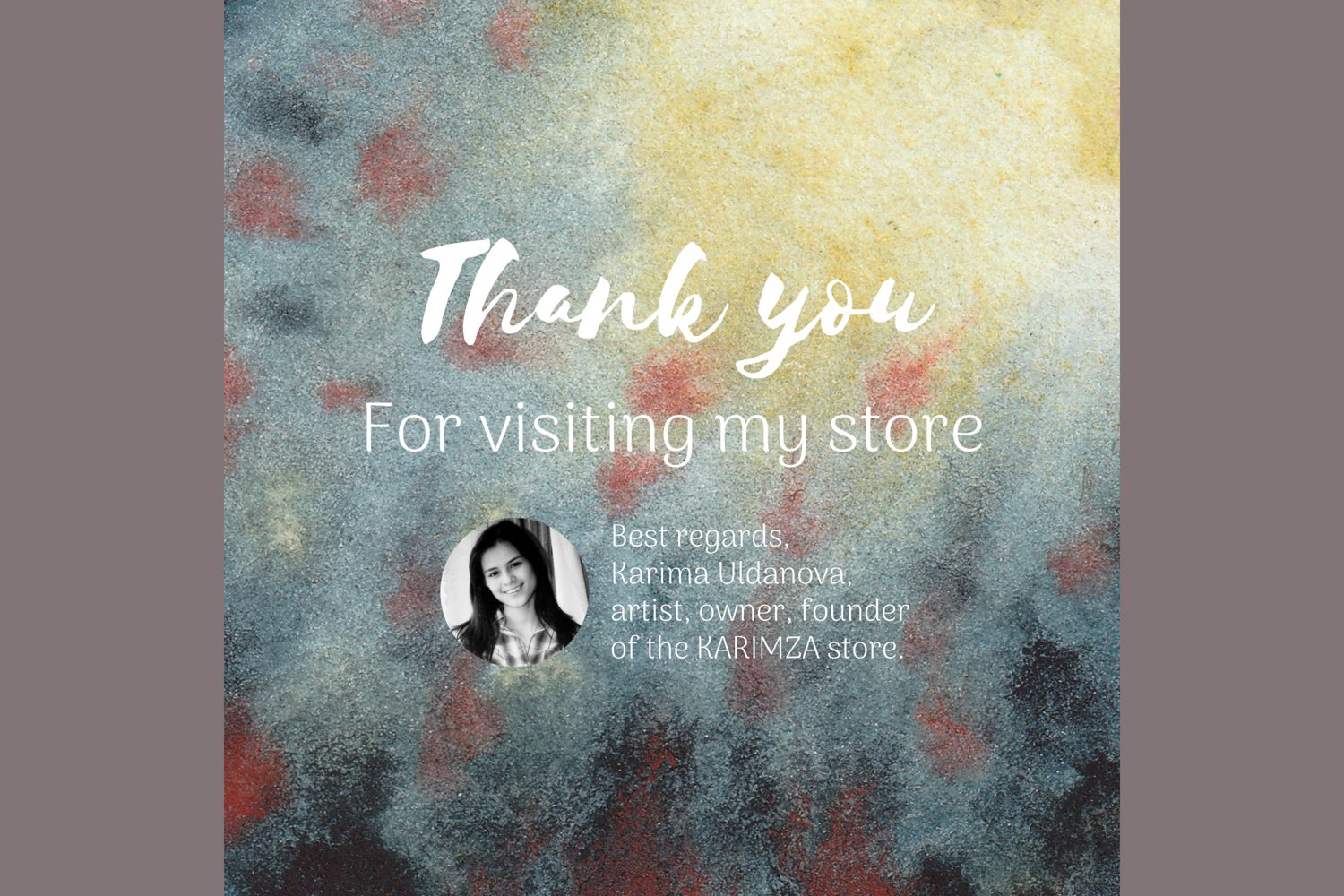 Thank you for visiting store.