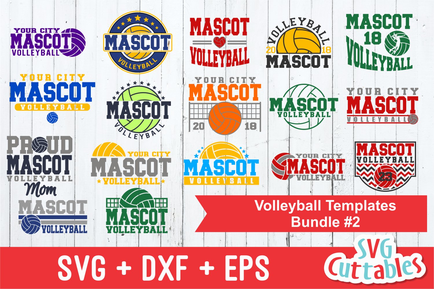 Cover image of Volleyball SVG Bundle.