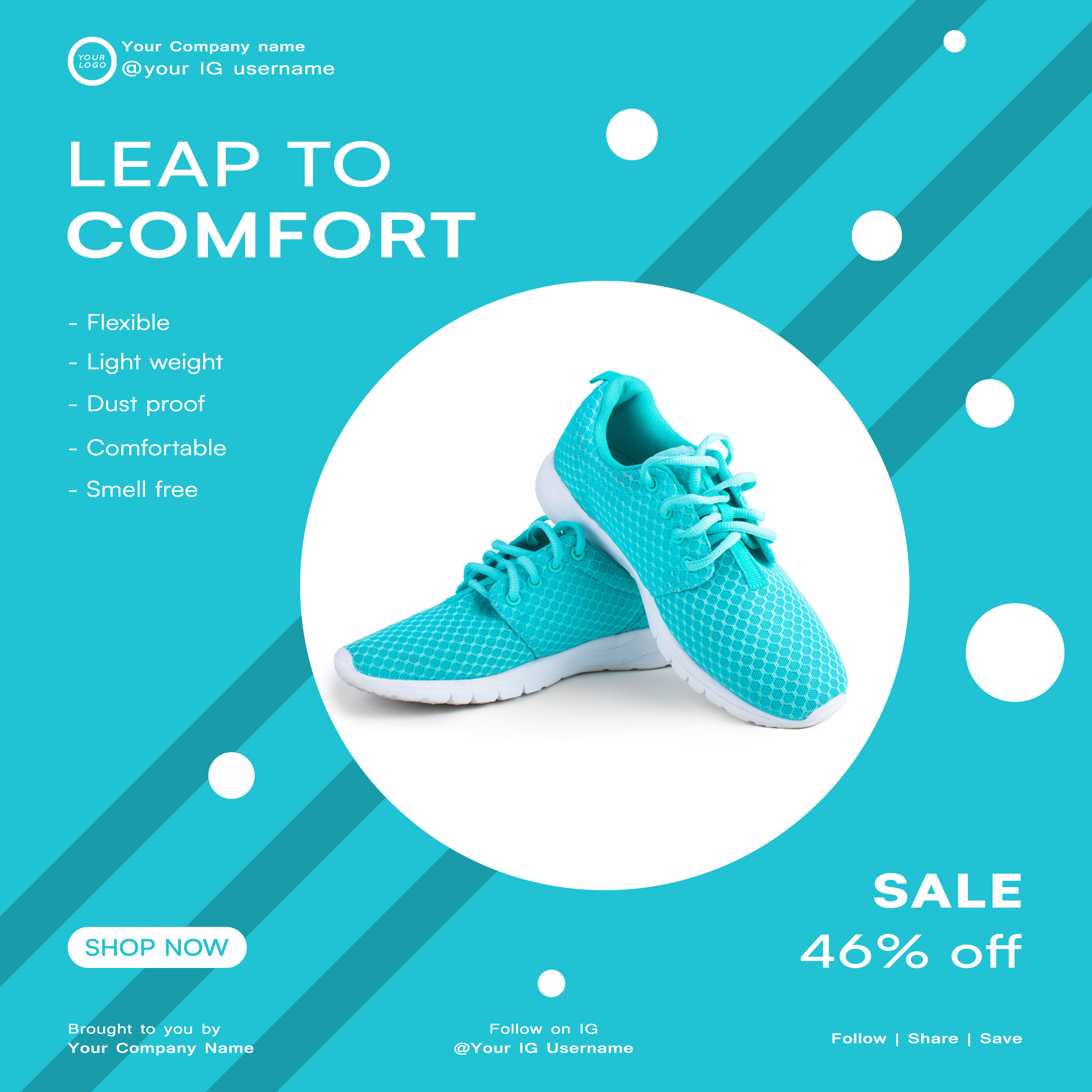 Shoe sale - Fashion – Social Media Post Design Instagram Templates.