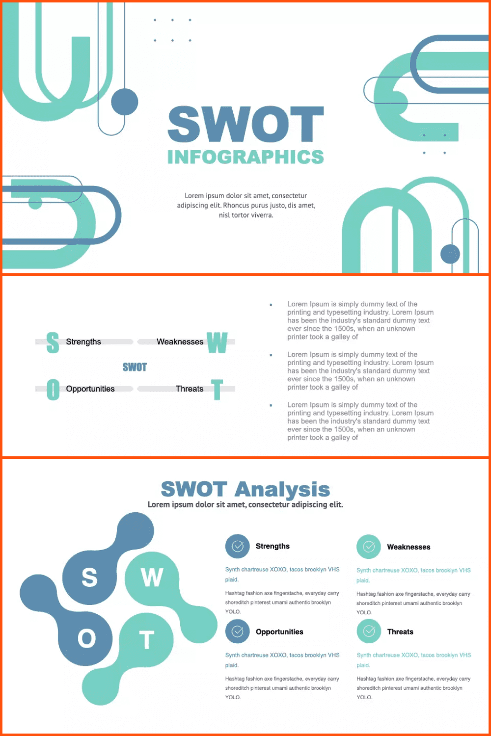 Red SWOT Presentation Template.