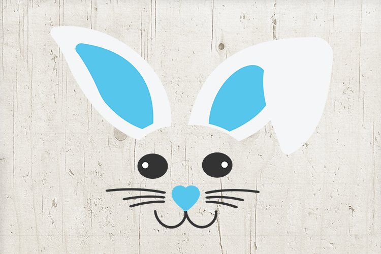 Blue easter rabbit for boys.