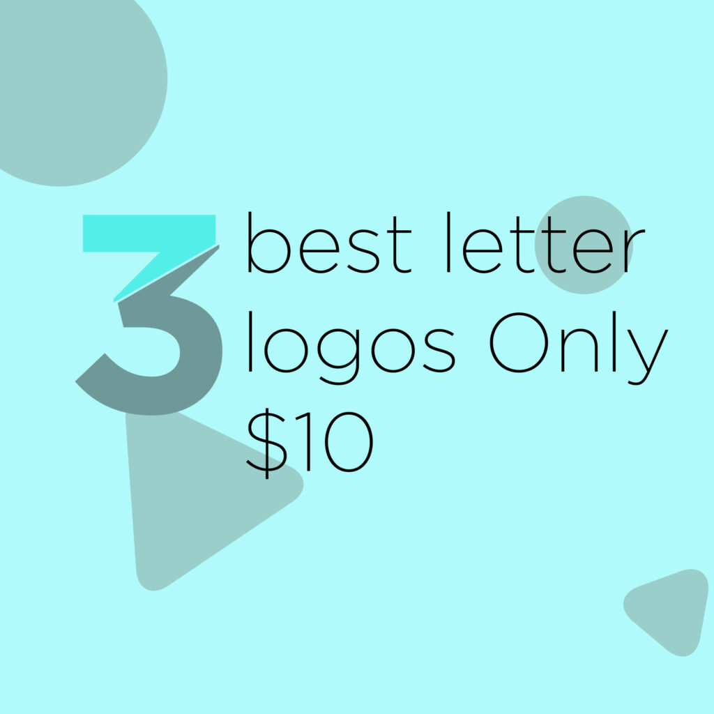 3 best letter logos Only - $10 - MasterBundles