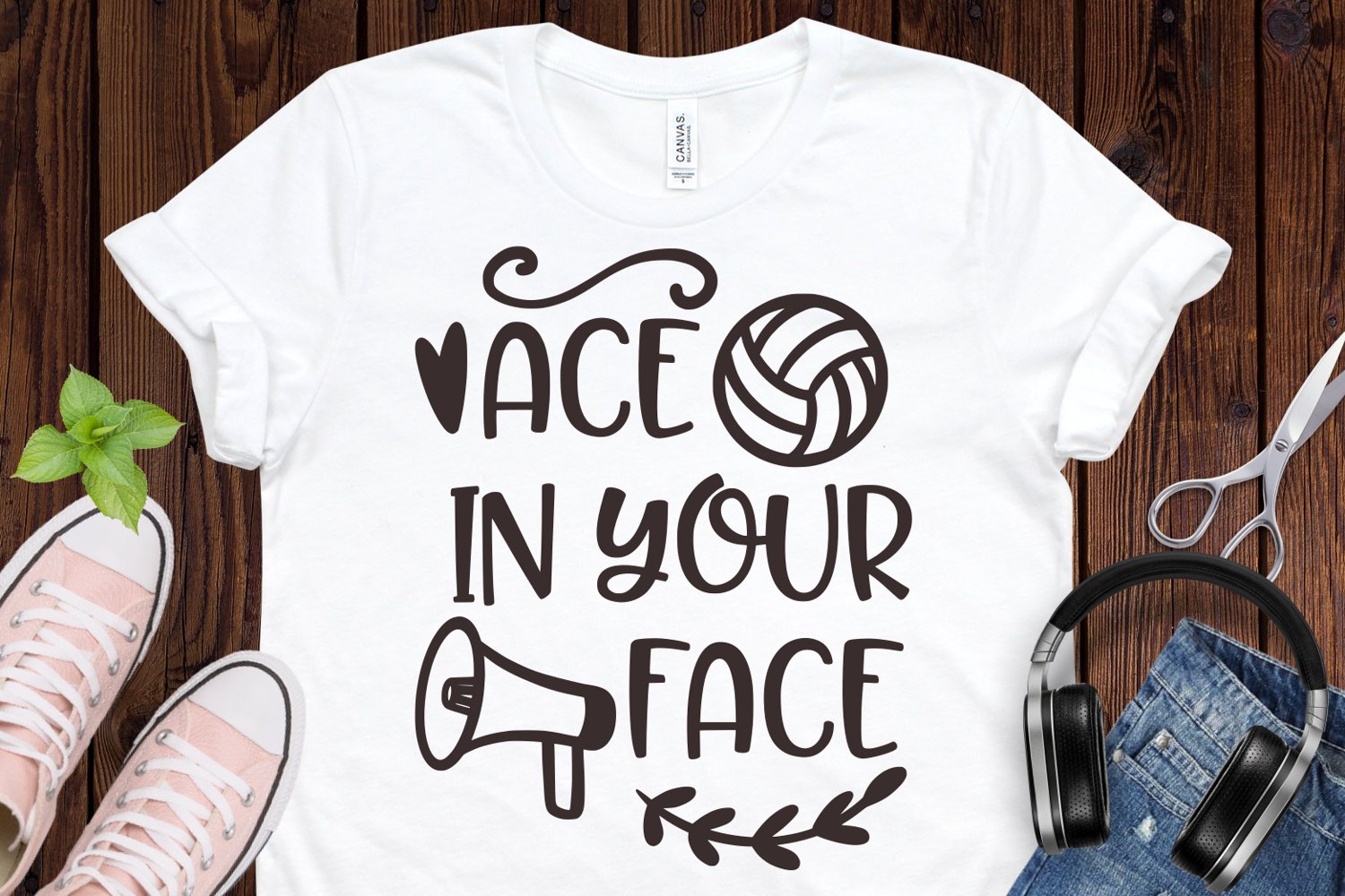 Ace in your face - t-shirt design.