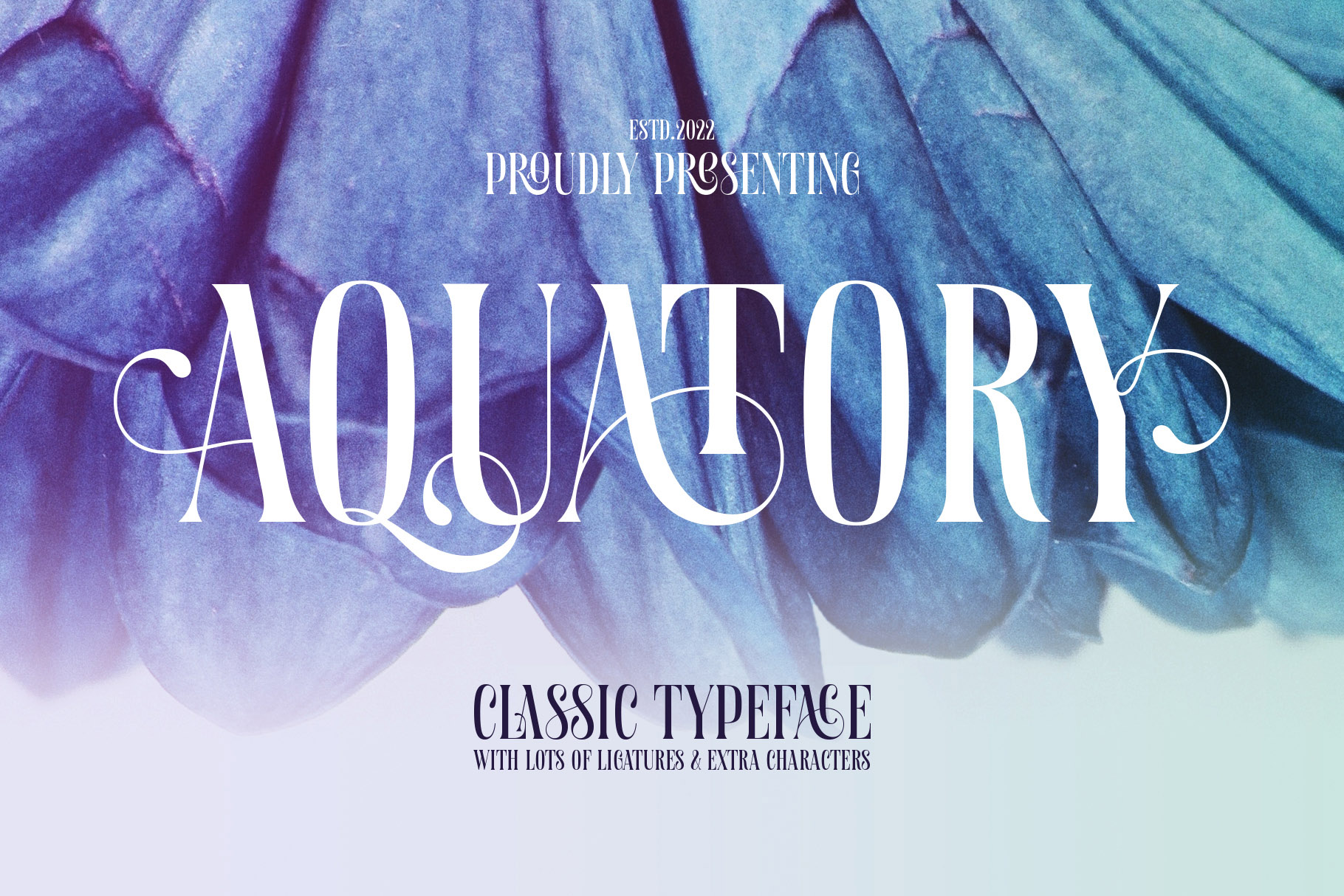 Aquatory Classic Font.