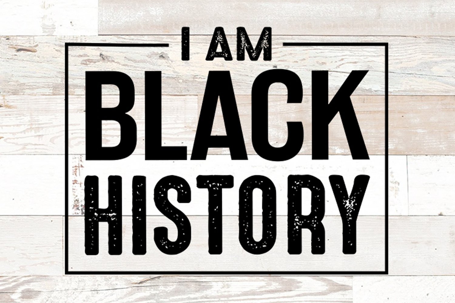 I am black history.