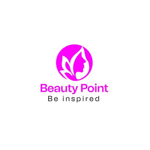 Beauty Girl Face Logo Template cover image.