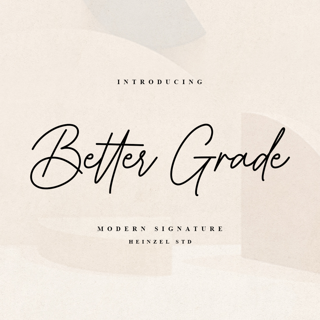 Better Grade - Modern Signature Font cover image.