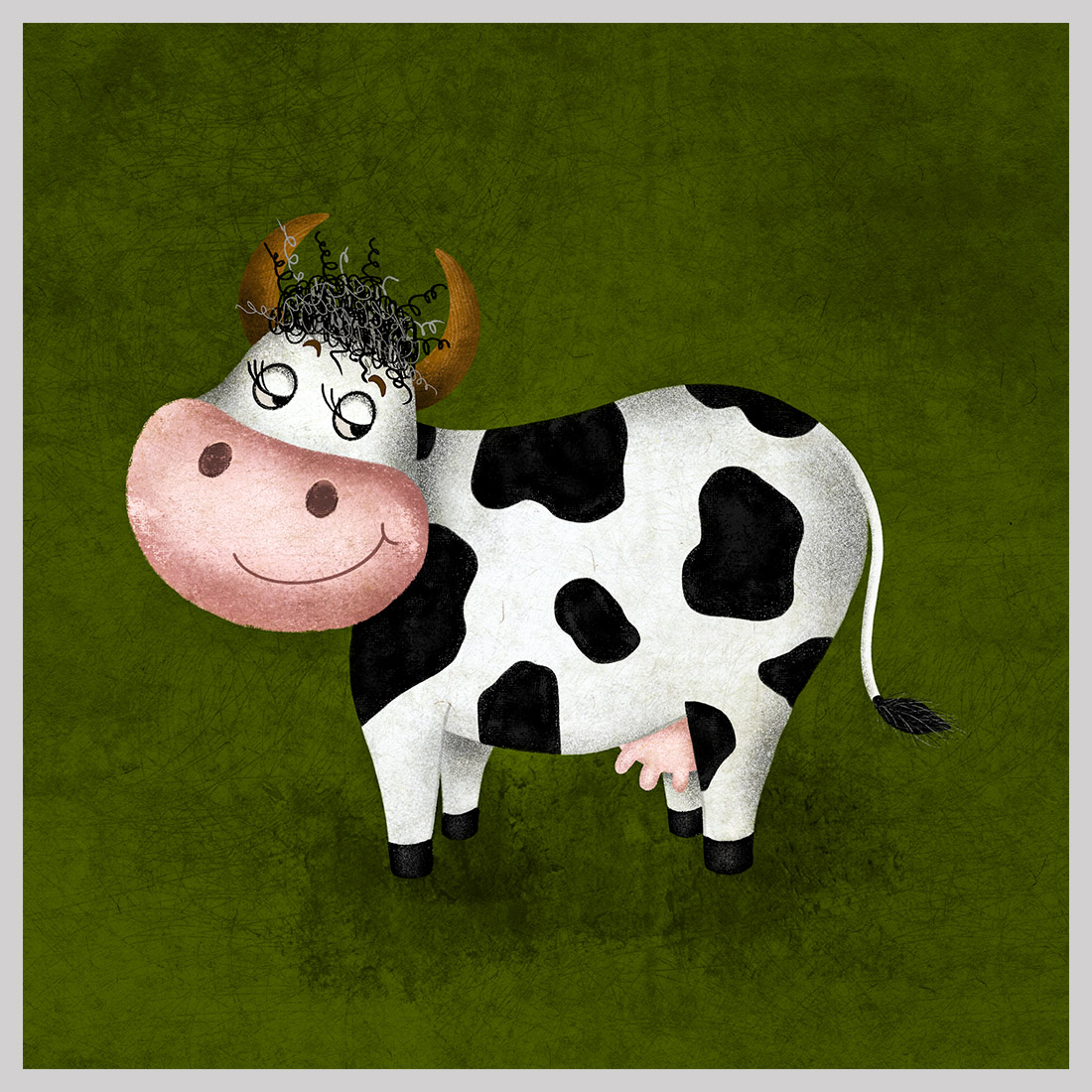 Cute Cow Patterns previews.