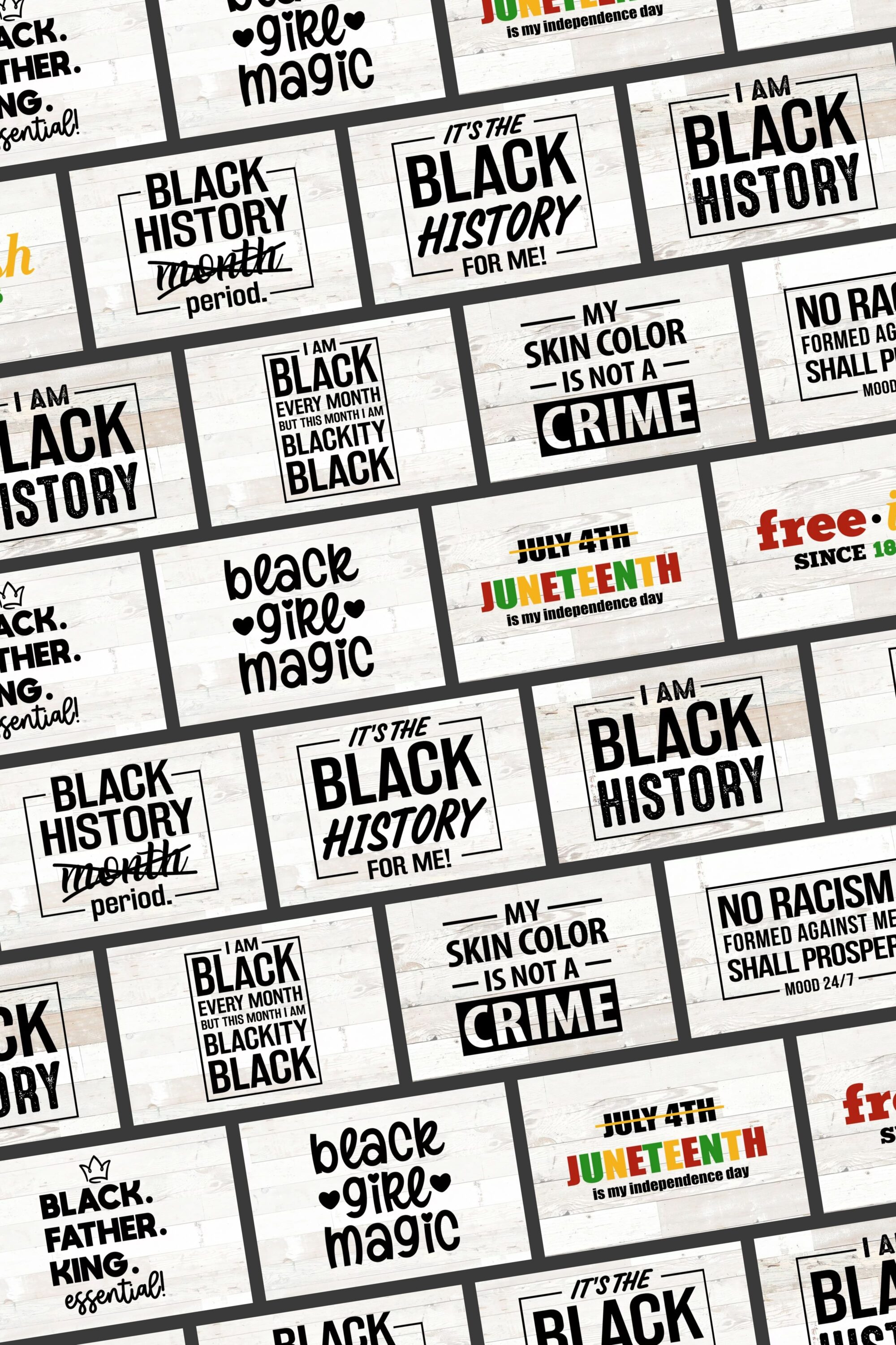 Design diverse of black history month svg bundle.