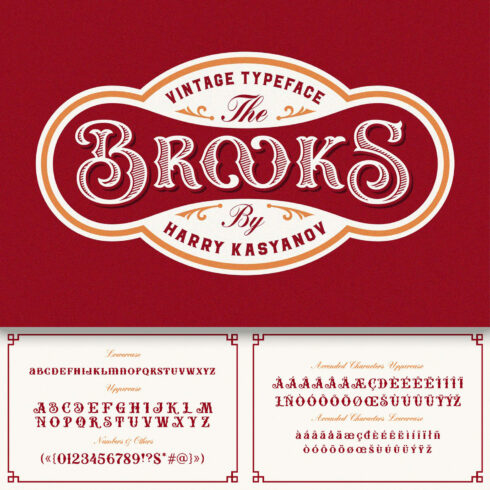 Brooks Vintage Font.