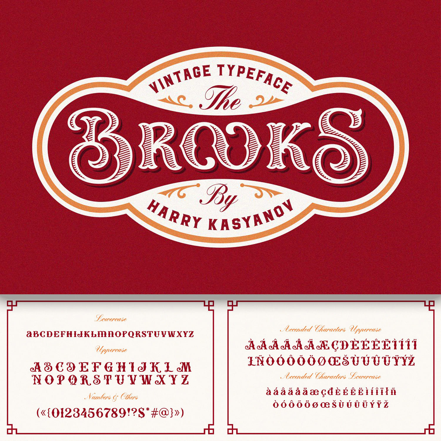 Brooks Vintage Font.