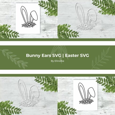 Bunny Ears SVG | Easter SVG.