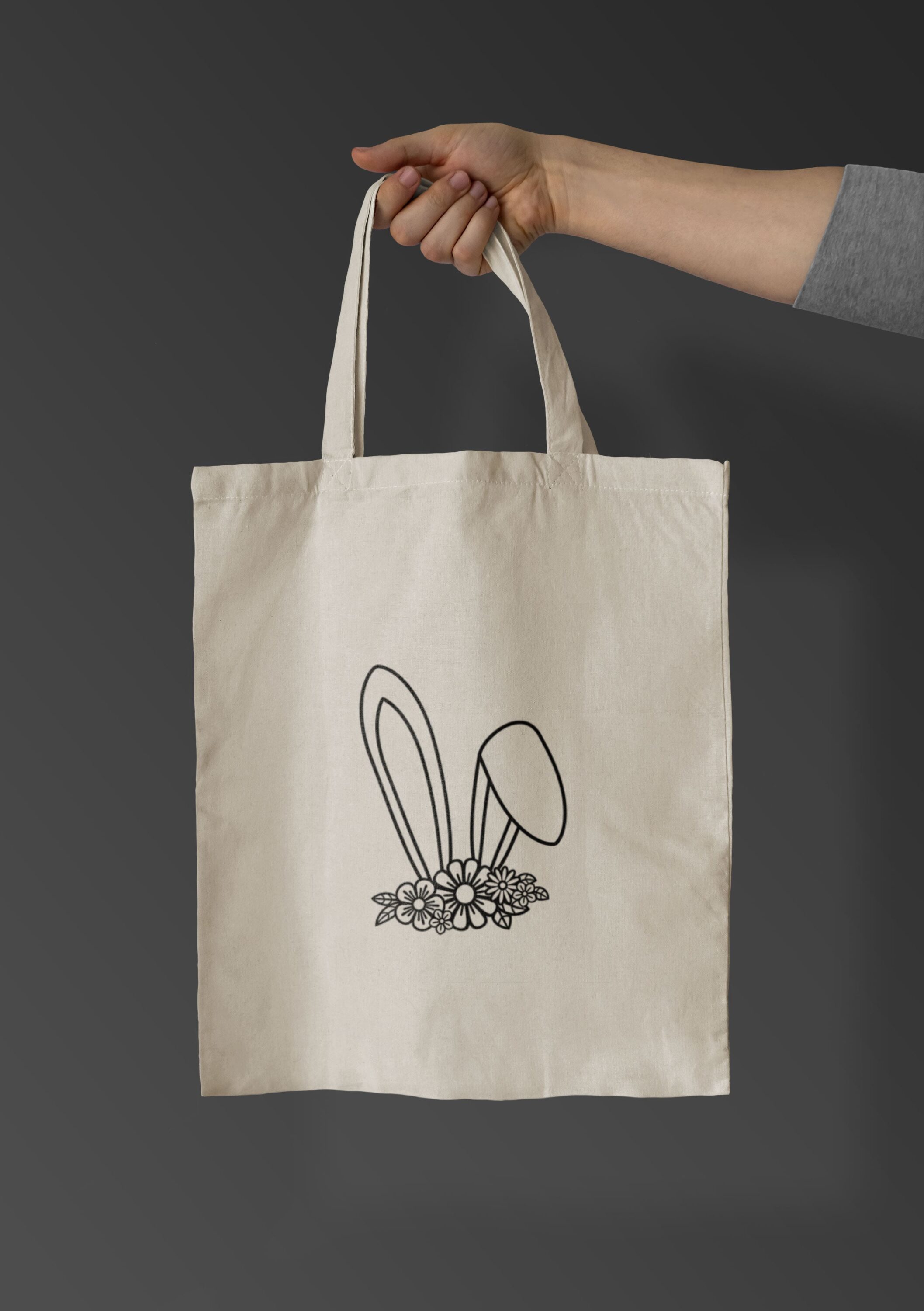 Bunny Ears SVG | Easter SVG - eco bag.