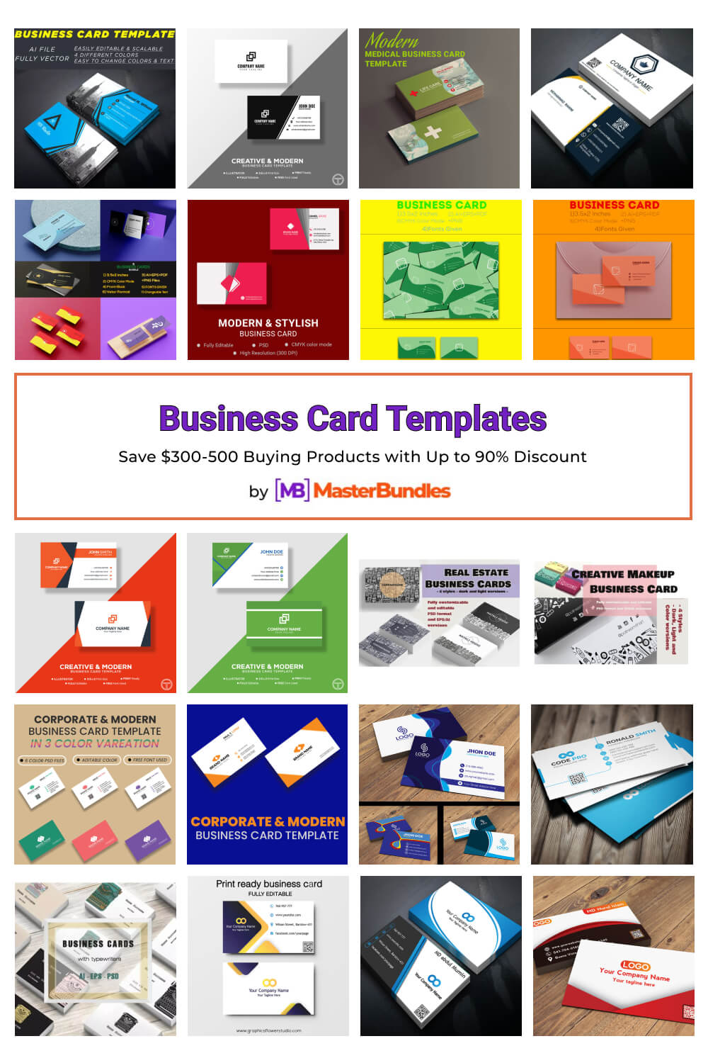 business card templates pinterest image.