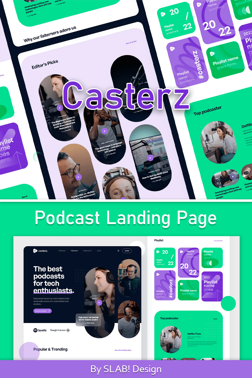 casterz podcast landing page pinterest2