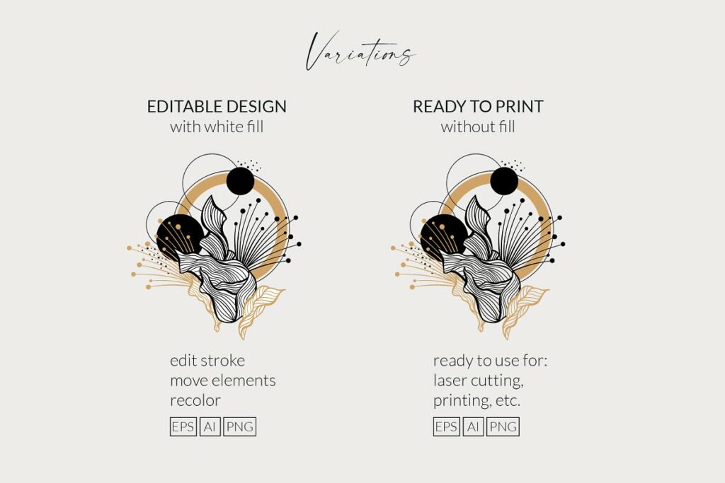 Modern Waves Art Print Creator MasterBundles