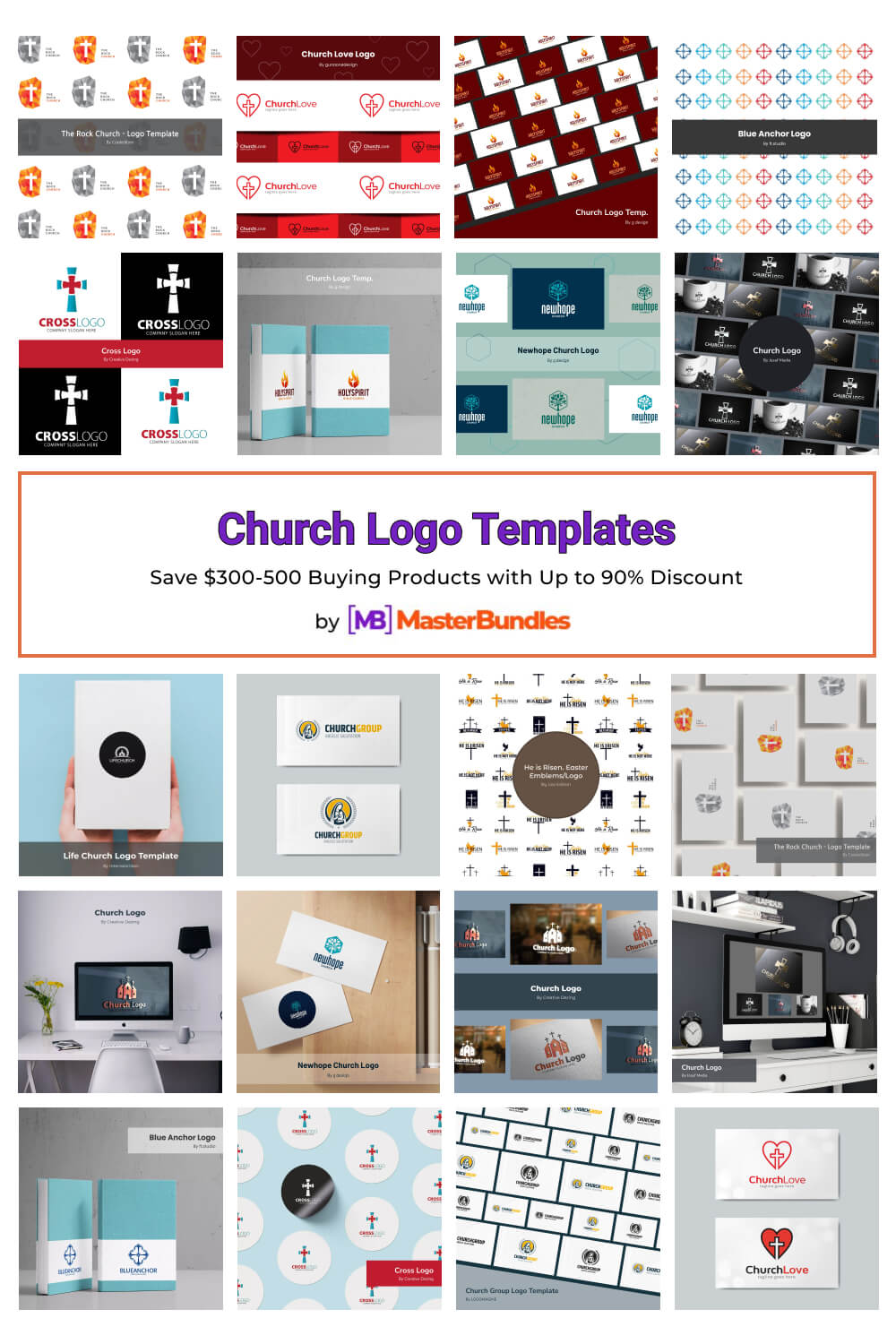 church logo templates pinterest image.