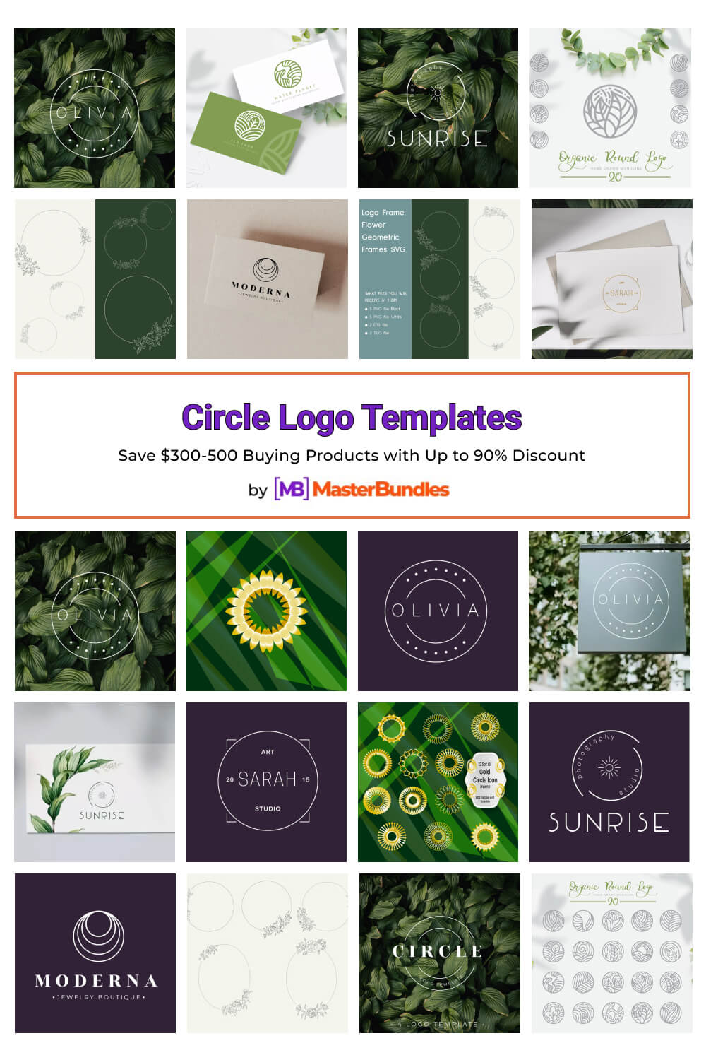 circle logo templates pinterest image.