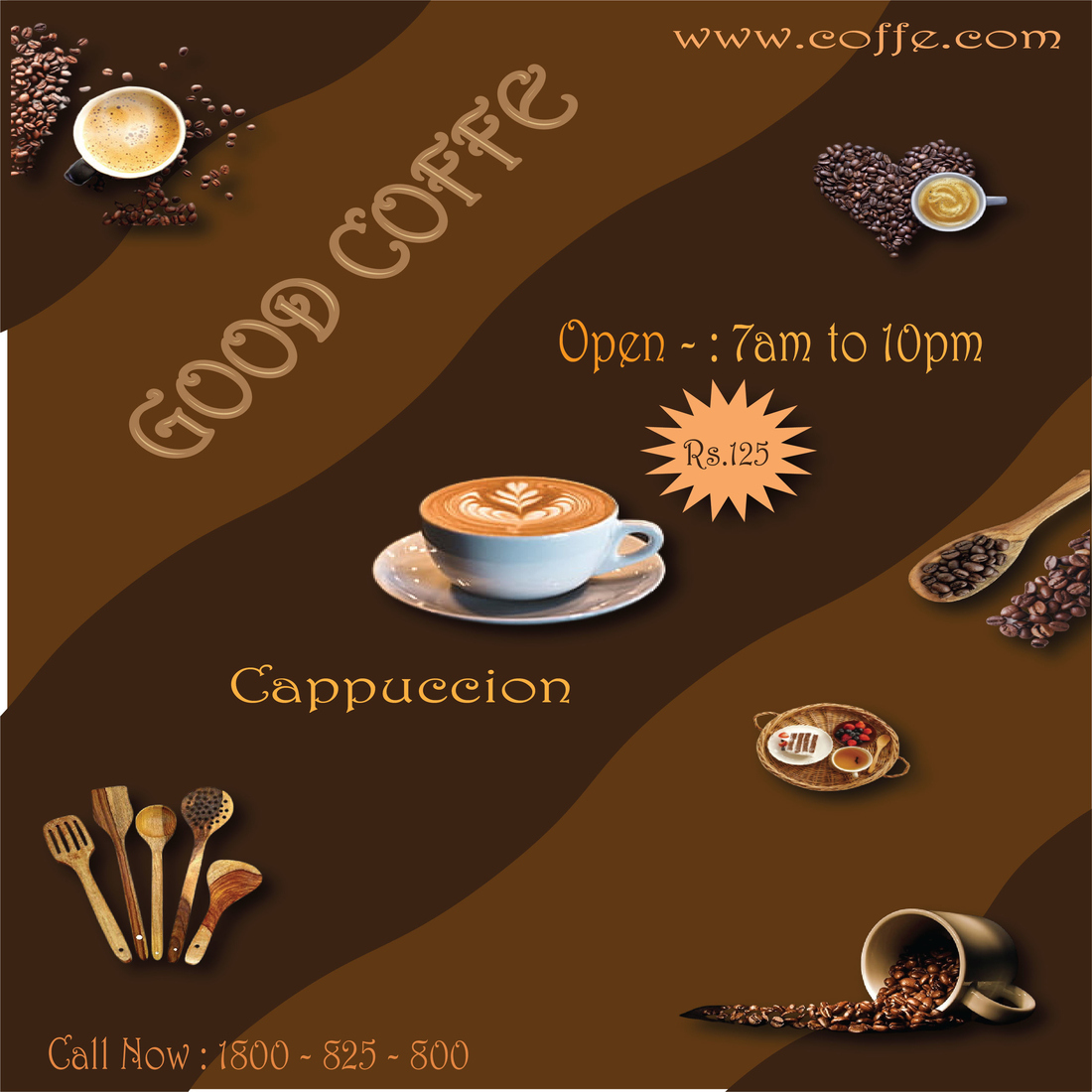 Coffee Poster Design cover image.