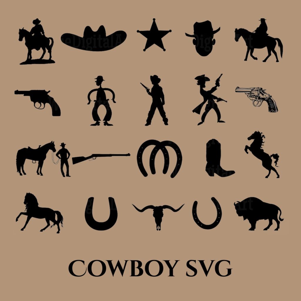 Cowboy SVG Bundle – MasterBundles