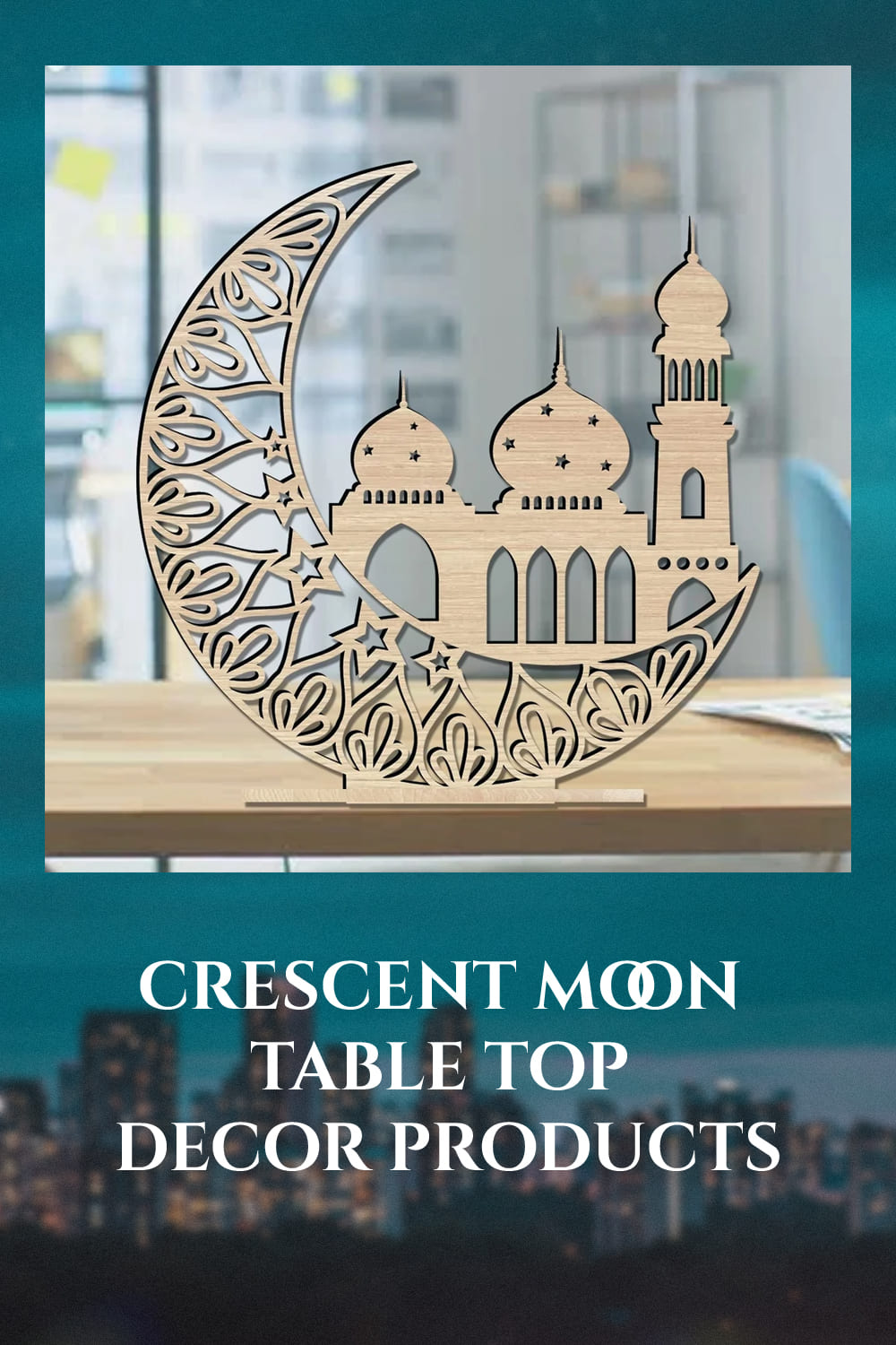 crescent moon table top decor products 1000h1500 02