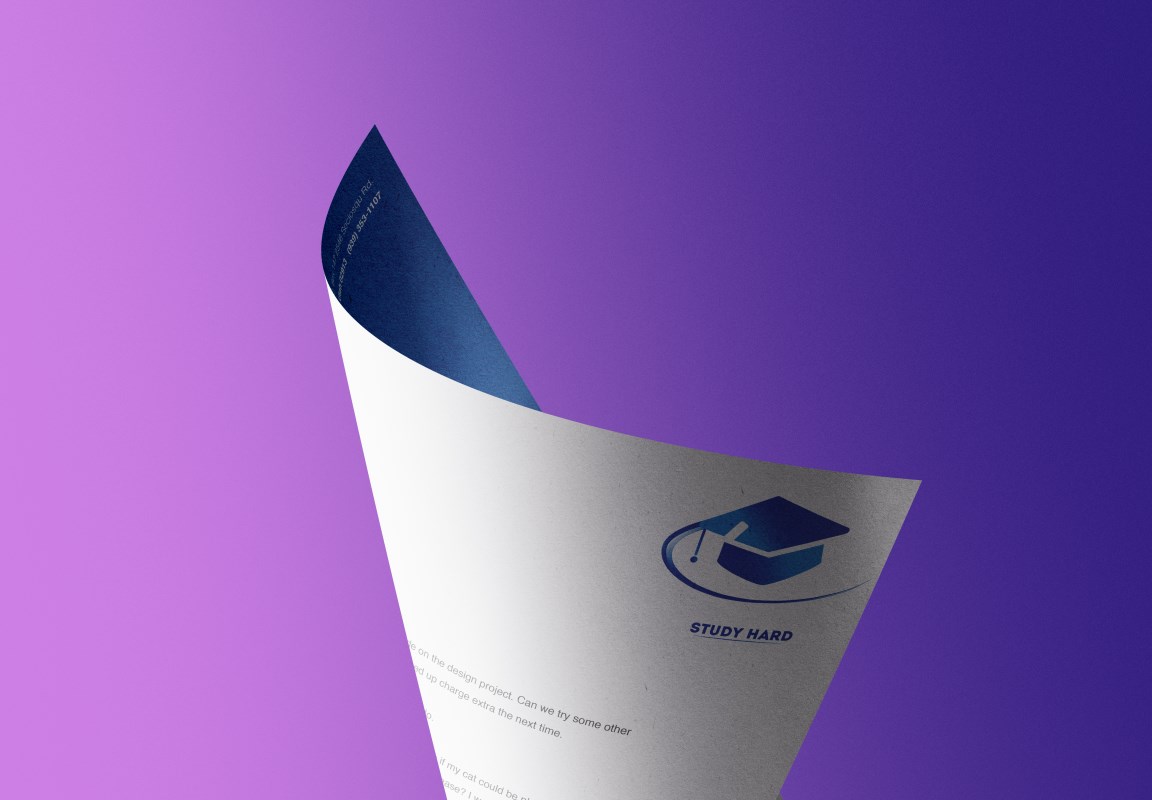 Professional Graduation Hat or Study Logo facebook image.