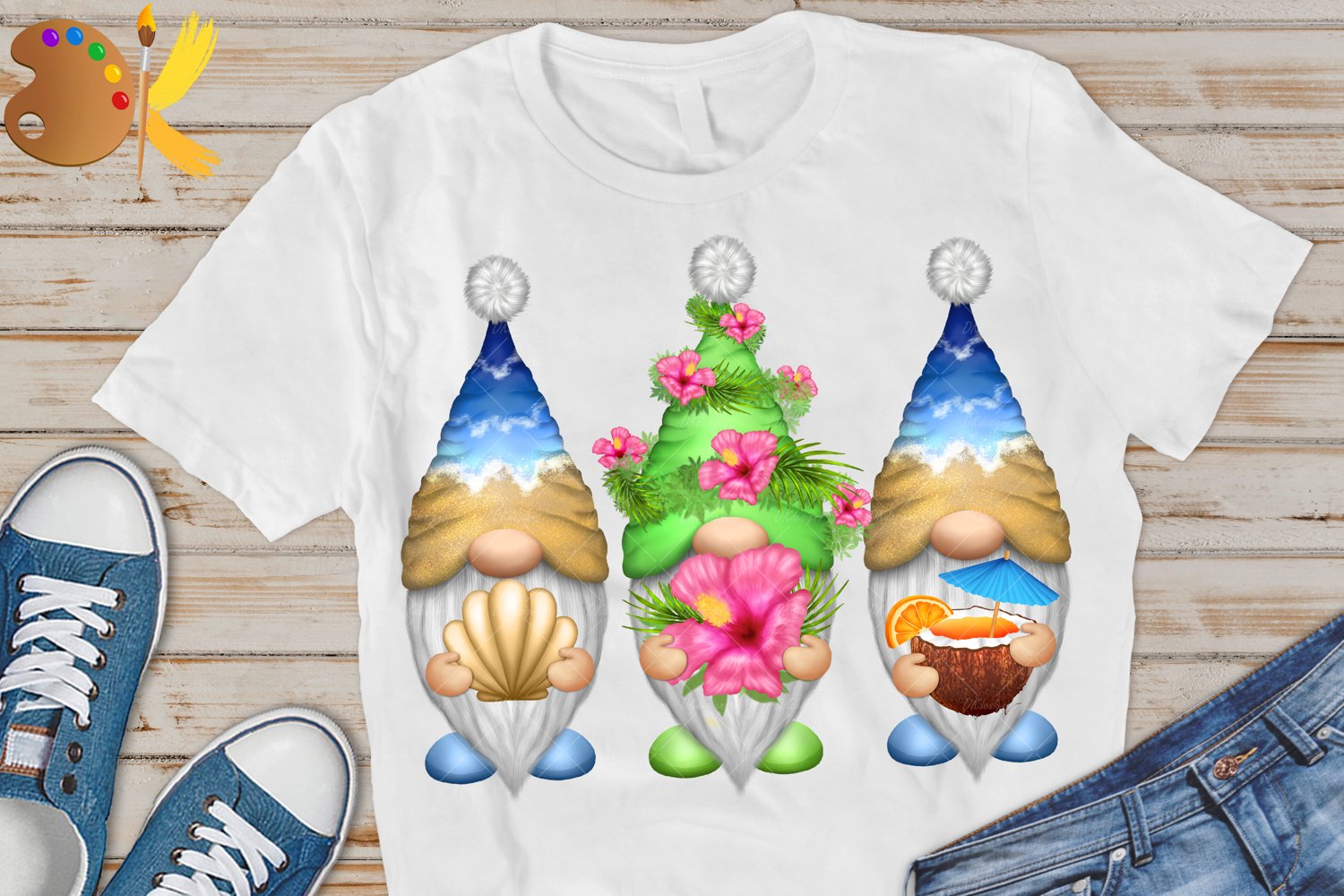 Sea gnomes - t-shirt.