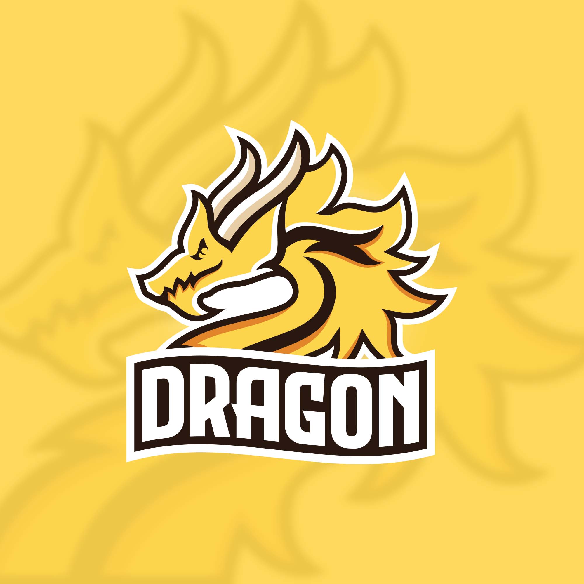 Dragon Logo - Animal Mascot Logo Design previews.