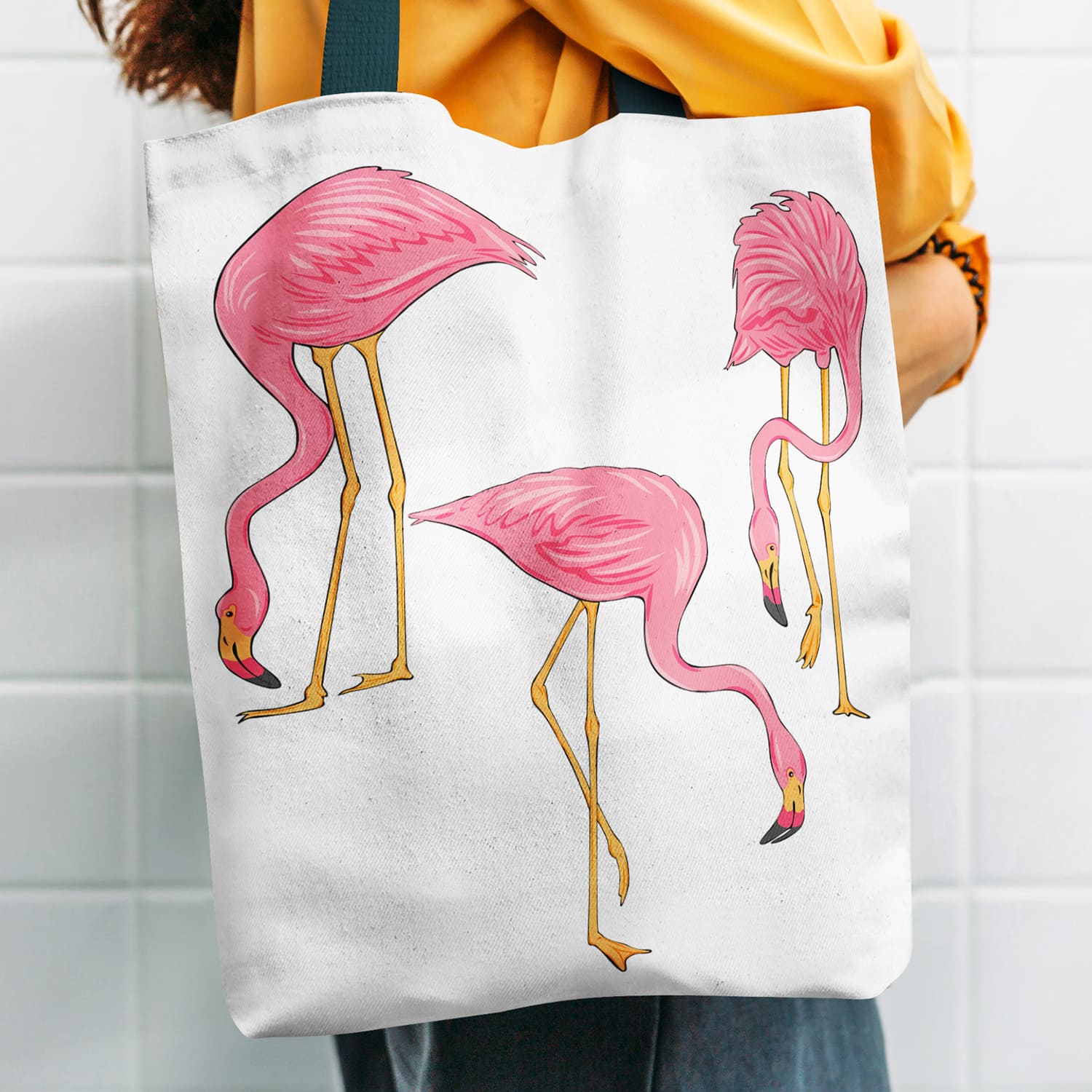 drinking flamingo svg pack cover.