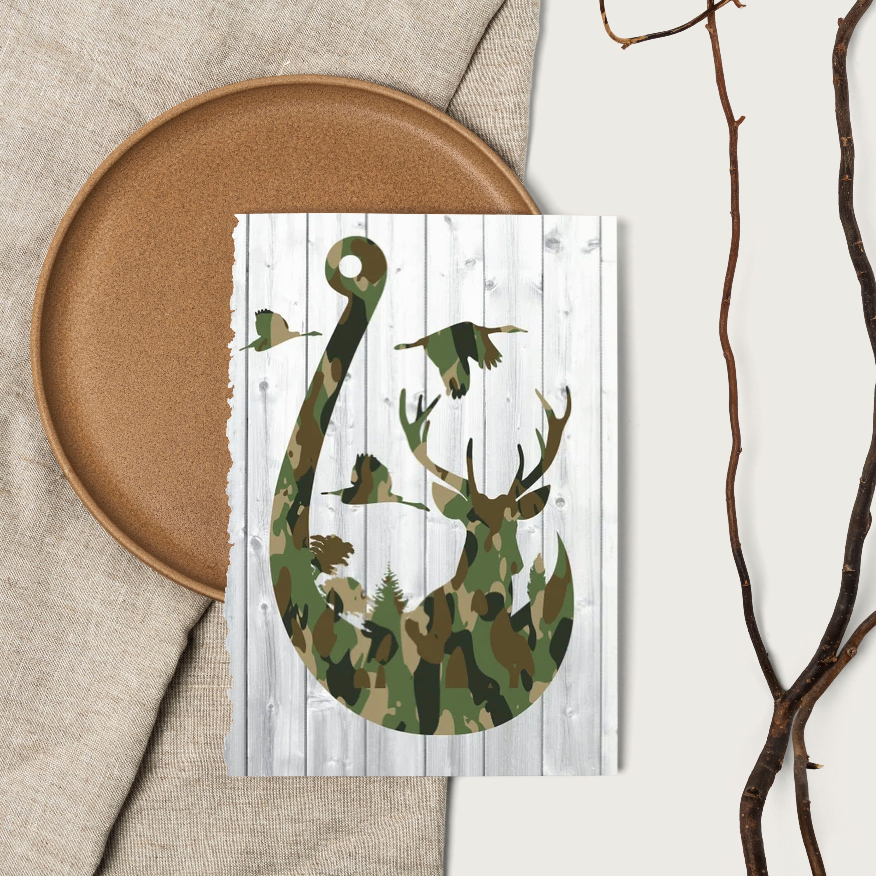 Duck Deer and Hook SVG cover.