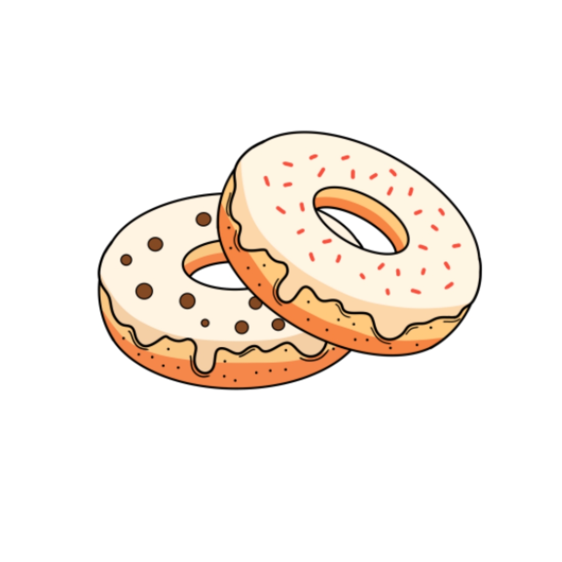 Donut illustration.