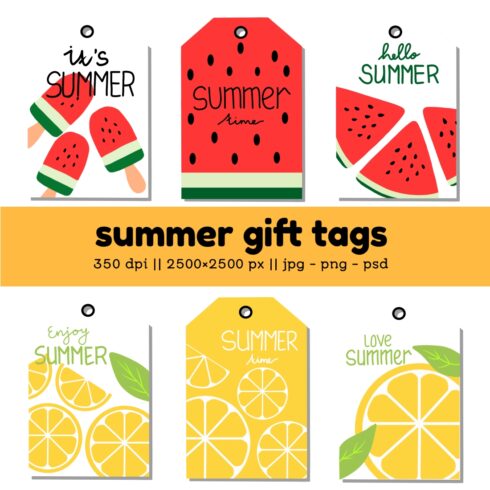 Summer Gift Tags cover image.