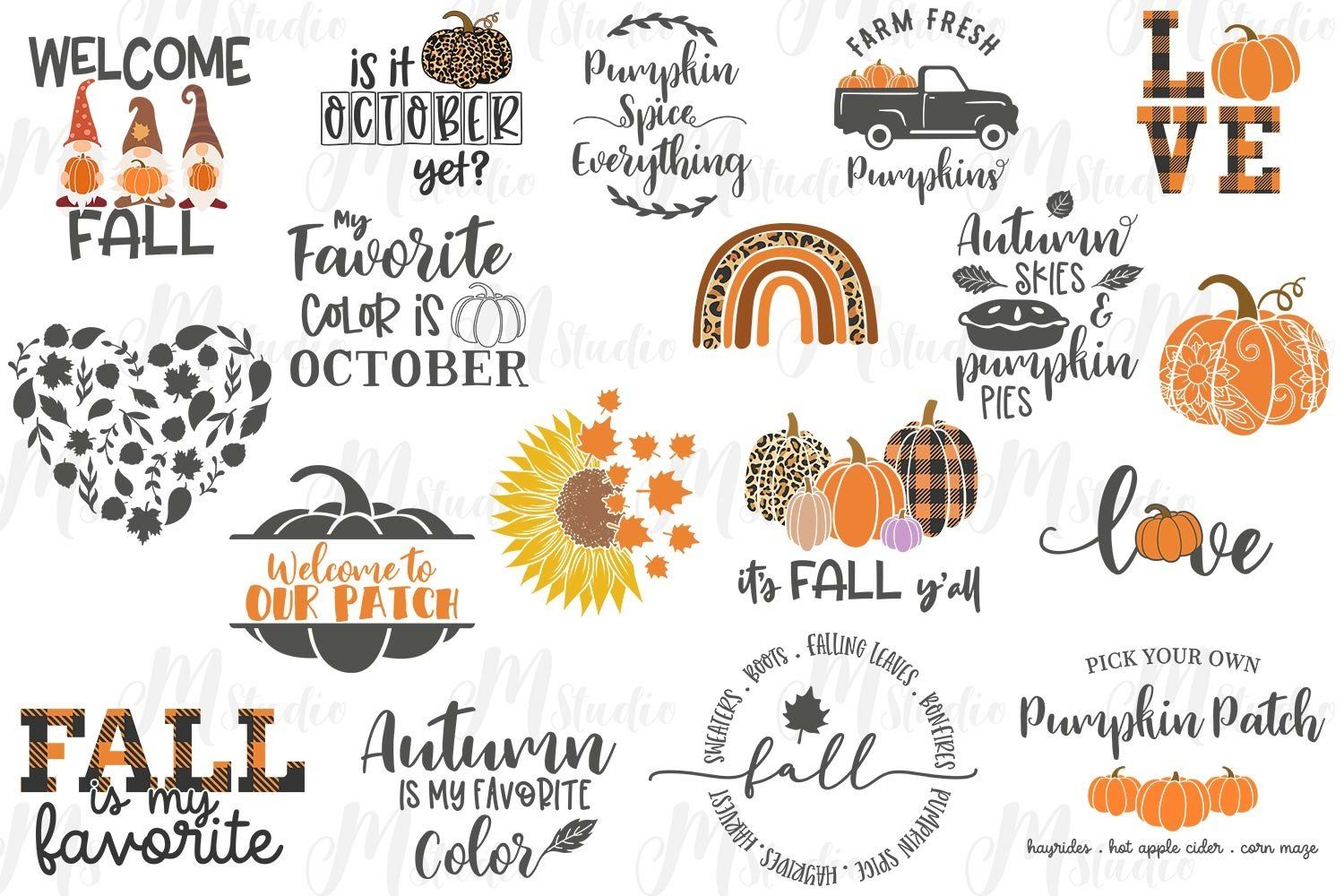 Autumn designs.