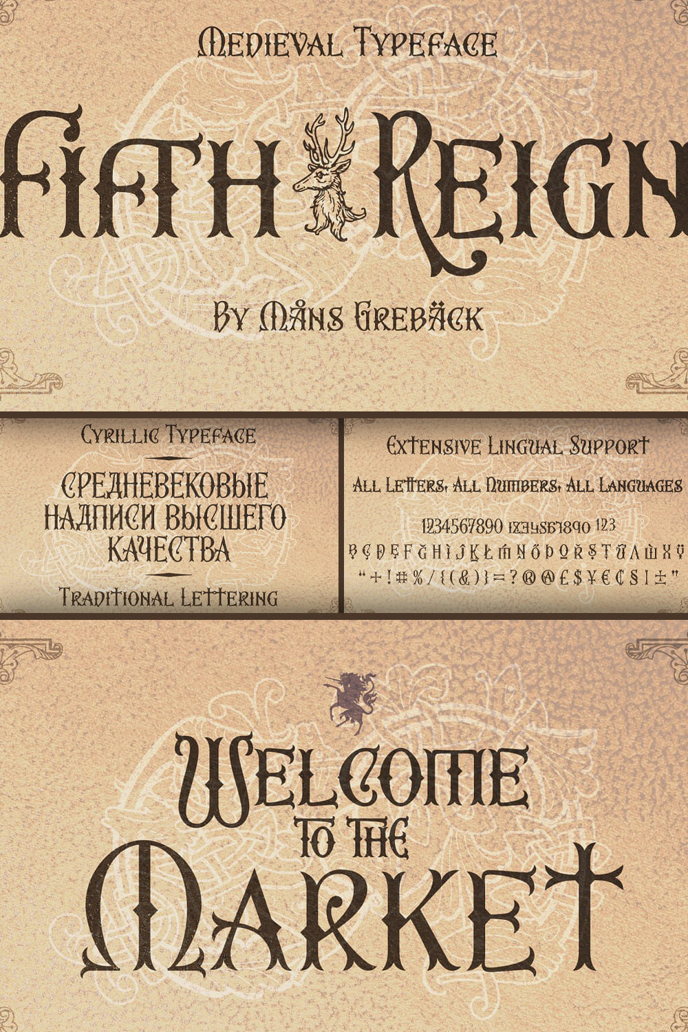 fifth reign decorative typeface pinterest 1000 1500