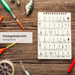 Fishing Hooks SVG.